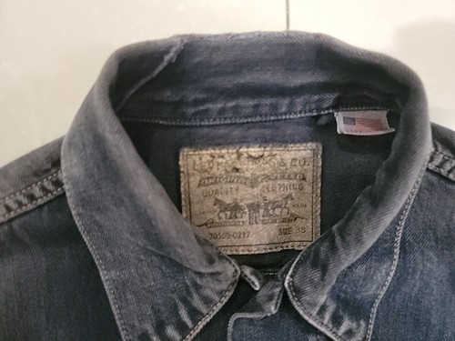 LVC USA Levi’s Vintage Clothing Type3 Distressed denim Trucker jacket 70505 0217 - Picture 3 of 18