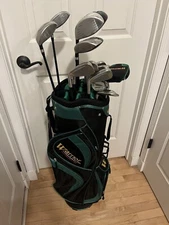 Warrior Golf (16 clubs) Driver+Iron+BAG Set Custom fit flex Graphite~MSRP $750