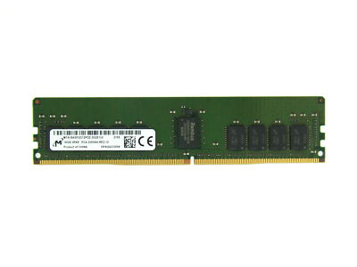 Micron 16GB 2Rx8 PC4-3200 RDIMM DDR4-25600 ECC REG Registered Server Memory  RAM