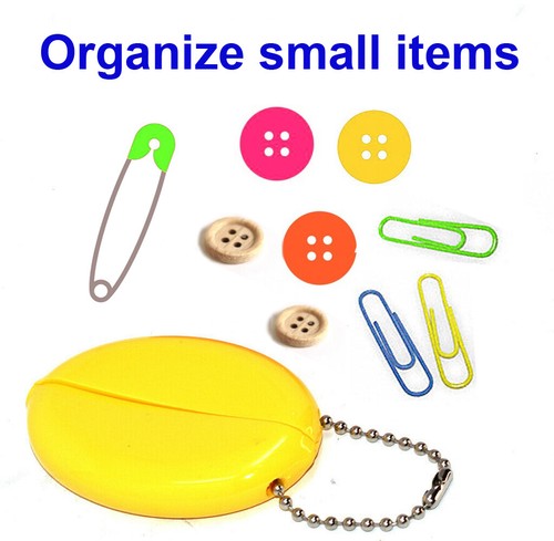 3 Squeeze Purses | Multi-Purpose Holds Keys, Coins, Small items | Made in USA - Picture 3 of 70