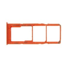 SIM Micro SD Card Tray Dual for Samsung Galaxy A02 Red Replacement Repair Part