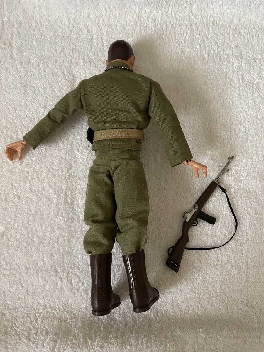 Vintage 1964 G.I. Joe TM Brown Hair/Eyes With Weapon and