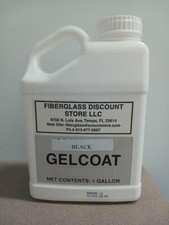 FIBERGLASS POLYESTER BLACK GEL COAT WITH NO WAX AND HARDENER GALLON