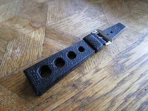 Vintage Genuine N.O.S. TROPIC SPORT Swiss Made strap. 22 mm. BLACK - Picture 10 of 10