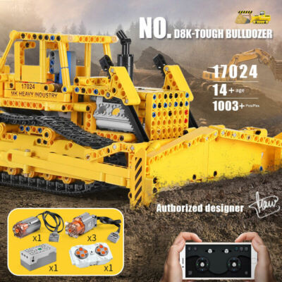 Mould King 17024 Bulldozer mit Fernsteuerung RC APP OVP 