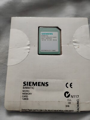 SIEMENS  Simatic MMC 128K Micro Memory Card 6ES7-953-8LG11-0AA0