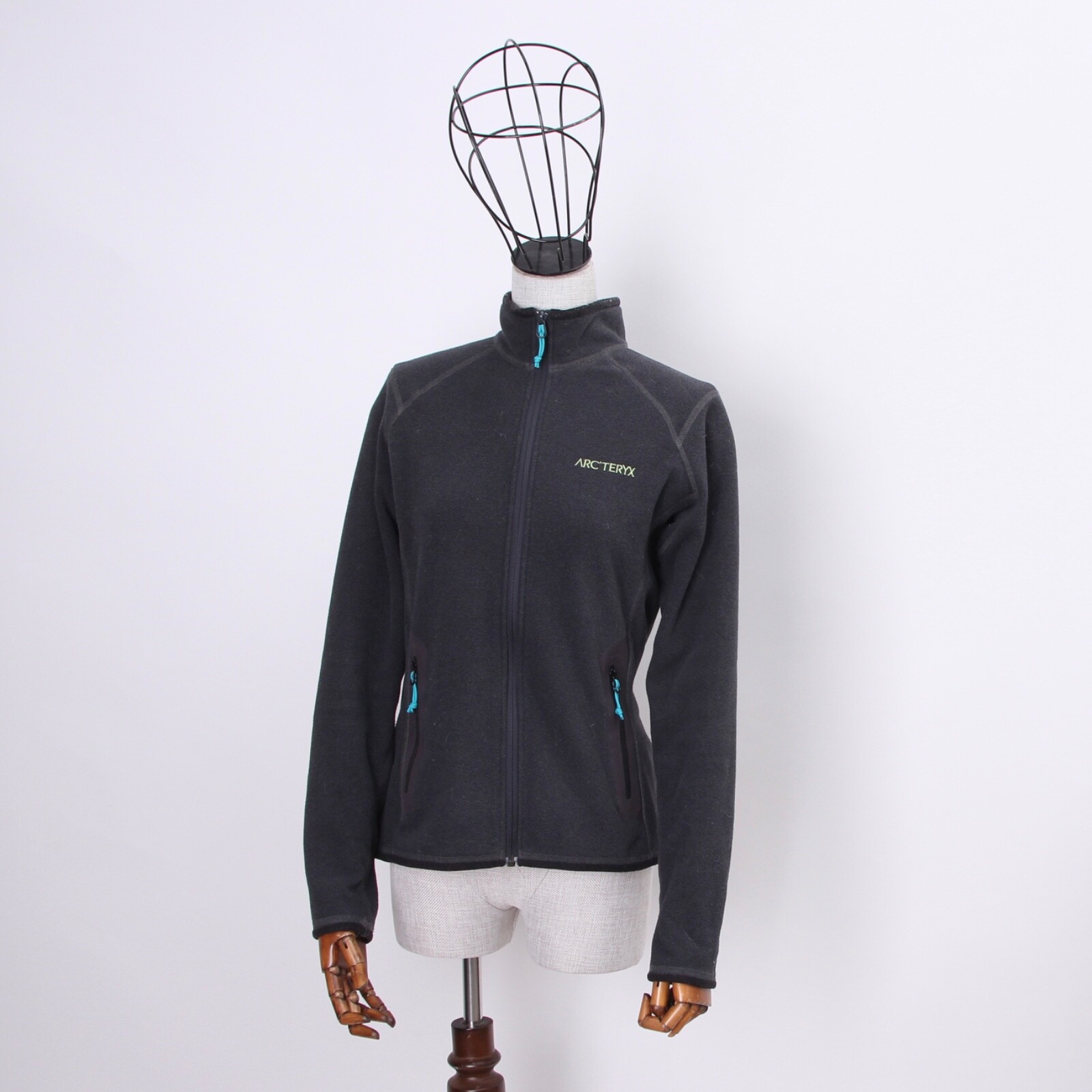 ARC'TERYX Arcteryx felpa con cappuccio in pile cerniera donna media