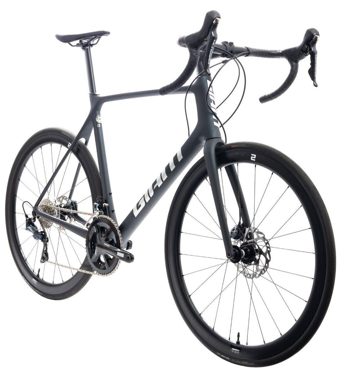 Giant TCR Advanced 1 Disc Carbon 2x 11s Road Bike XL Black Giant TCR Advanced 1 Disc Carbon 2x 11s Road Bike XL Black