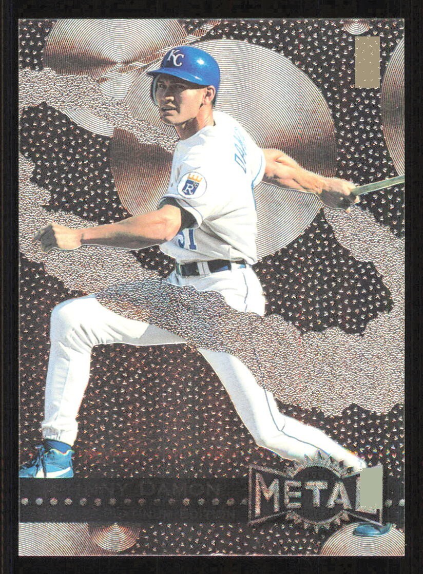 1996 Metal Universe JOHNNY DAMON Platinum card #63 KANSAS CITY ROYALS