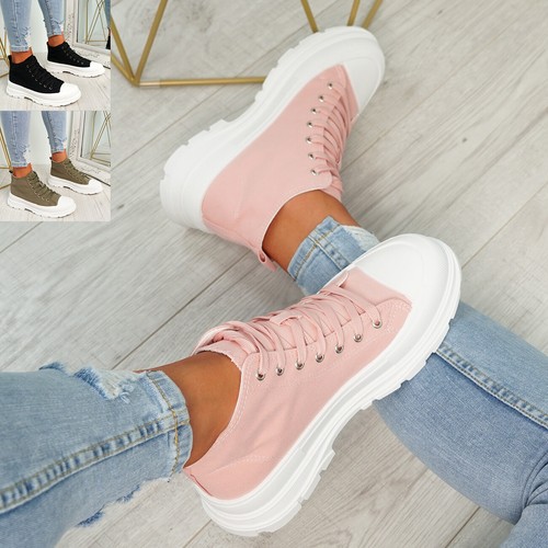 chunky sole platform trainers