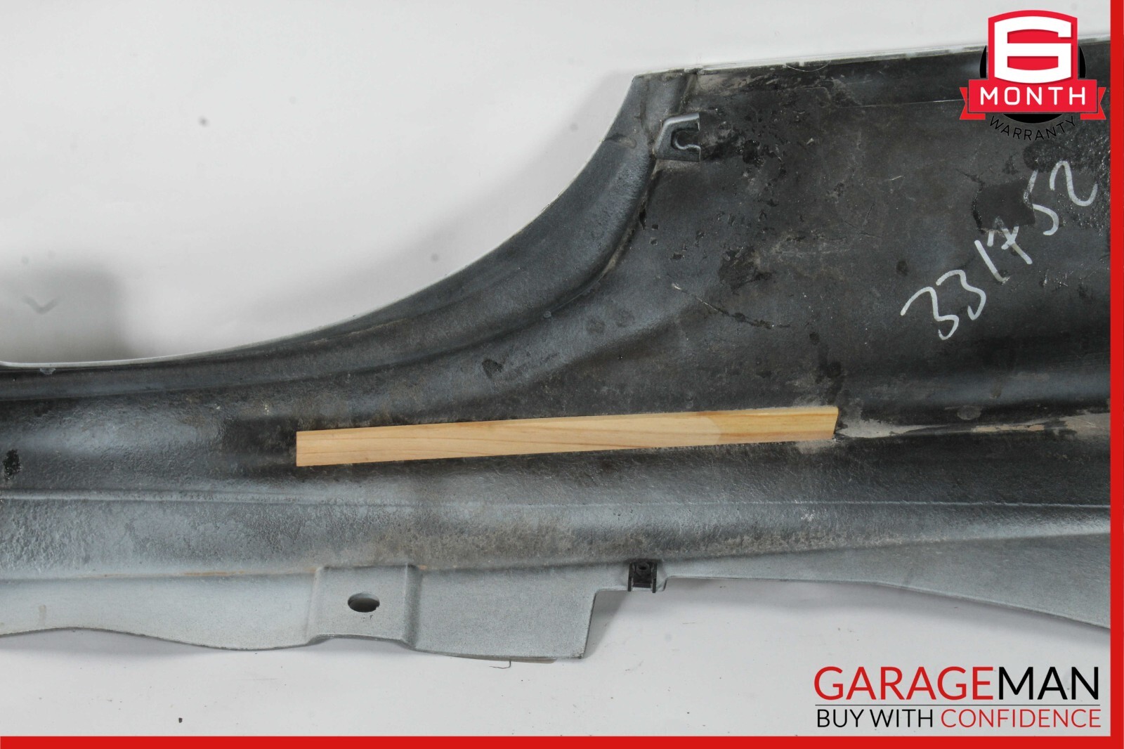 20-22 Ferrari F8 Right Side Rocker Skirt Moulding Trim Panel Cover White OEM