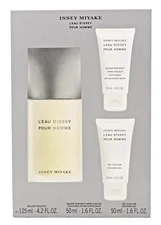 Issey Miyake L'eau D'issey Pour Homme 4.2oz EDT +1.6oz Gel +1.6oz Balm. New Set