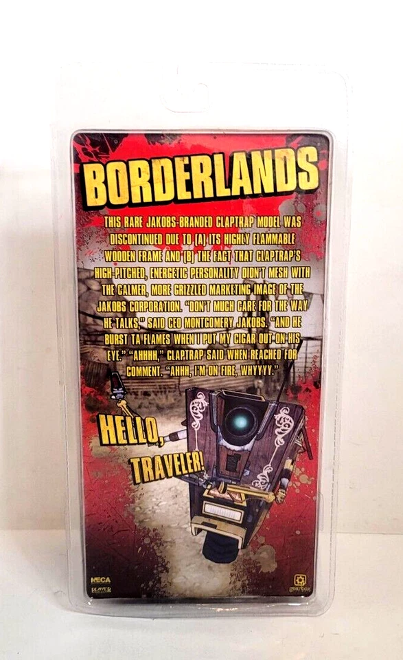 Boneco de videogame NECA Borderlands Claptrap Jakobs NOVO! Frete rápido 2013 CL4P-TP - Imagem 3 de 4