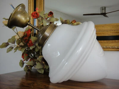 AURUM DE43541249 Deckenlampe Jugendstil Hängelampe Antik Messing Deckenleuchte Glas Art déco Edel