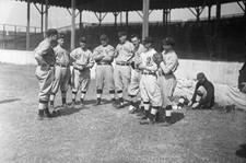 New York Yankees at Yanks training in Savannah Georgia 1915 Historic Old Photo