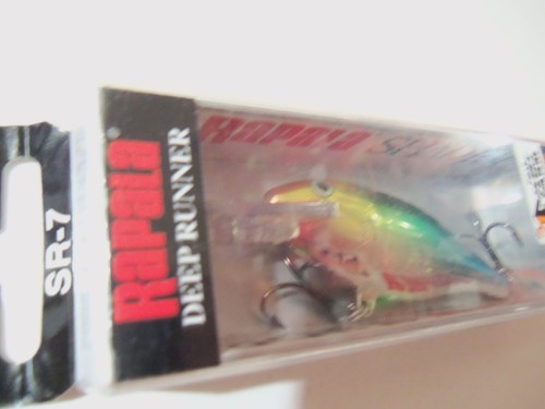 1 Rapala Deep Shad Rap Köder SR7 ELS FF Custom Electric Shades Neu in Verpackung - Bild 5 von 7