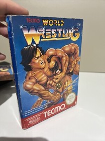 Tecmo World Wrestling Nintendo NES Boxed with Manual  PAL A Uk