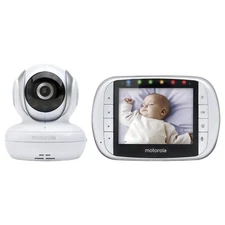 Motorola MBP33XL Baby Monitor with Color Video, Digital Zoom and 3.5 inch Screen