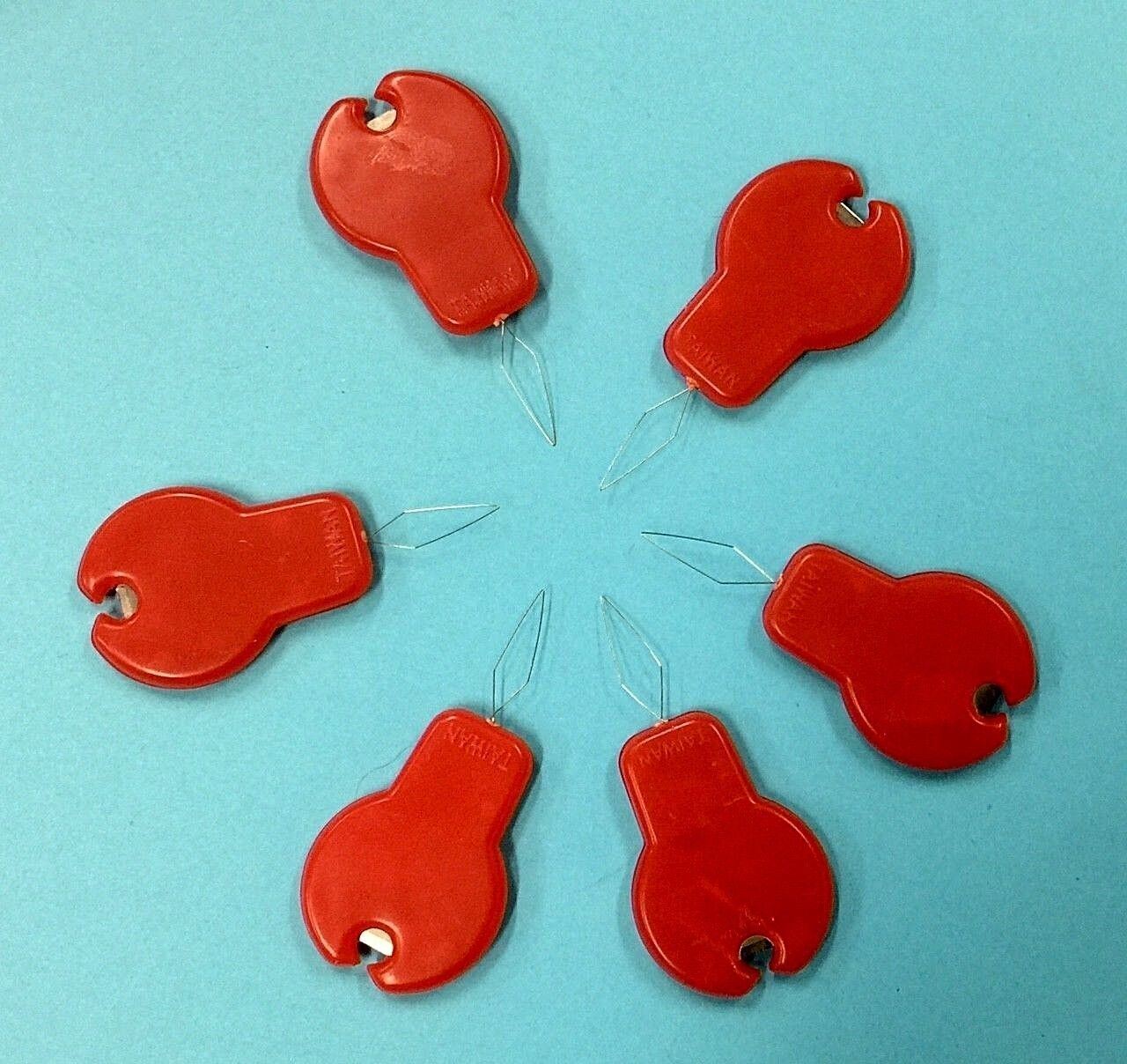 6X Needle Threaders with Built-in Thread Cutter Blade | eBay