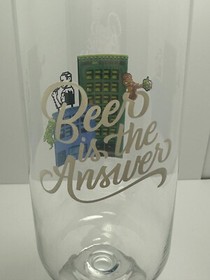 The Answer Brewpub Brewery RAMPAGE NES Nintendo Beer Glass Monkish Tree House