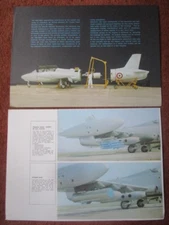 DOCUMENT PUB RECTO VERSO AERMACCHI MB-326 G VIPER 540 BASIC TRAINER AIRCRAFT