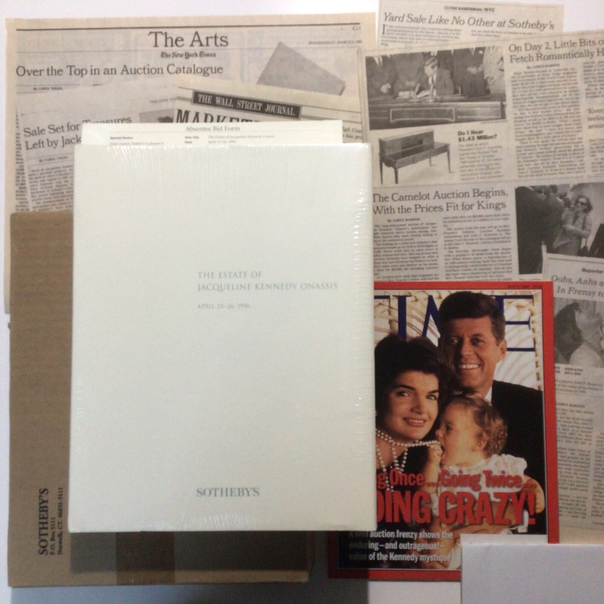 Jackie Kennedy Sotheby S Auction Catalog Catalog Library