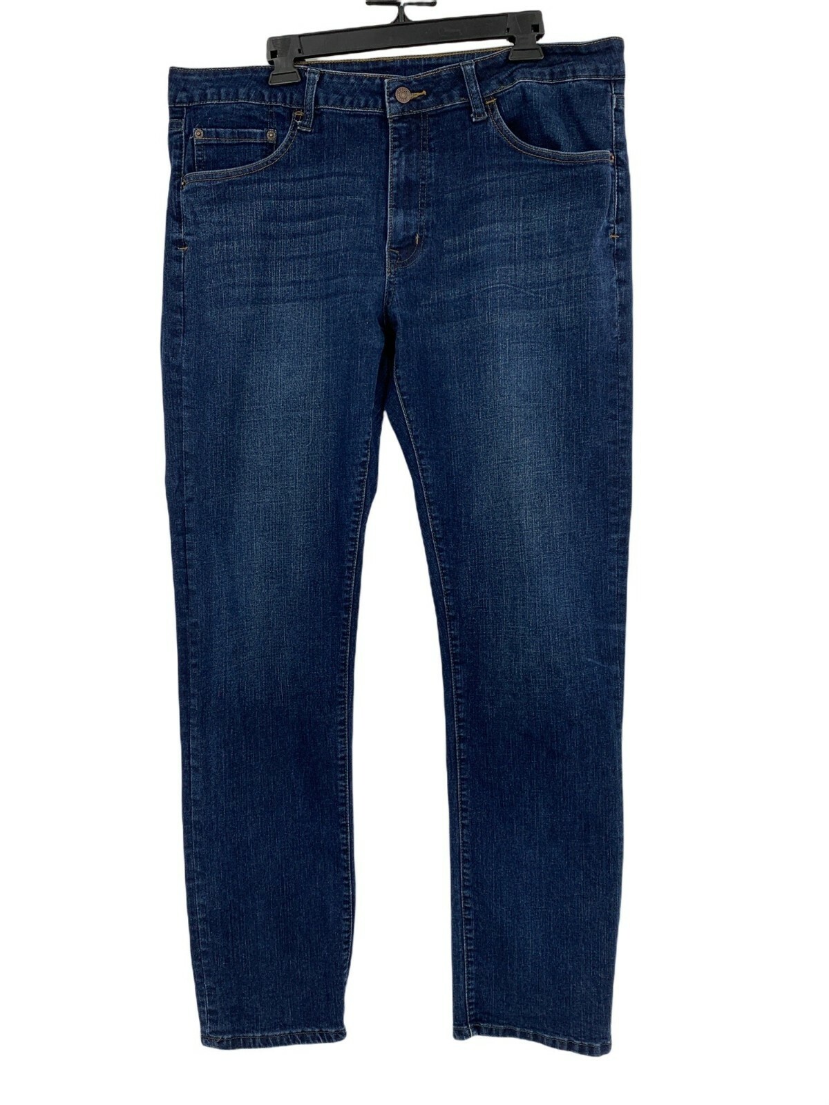 S Izod Comfort Stretch Dark Jeans 38 X 34 Long Straight Leg 