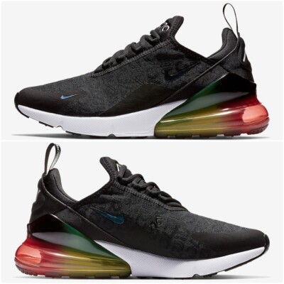 nike air max 270 mens black and red