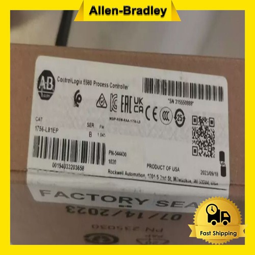 Surplus Allen Bradley 1756-L81EP ControlLogix 5580 Process Controller 1756L81EP