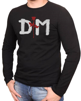 DEPECHE MODE Rock Music Schwarze T-Shirt Langarmshirts  -929 -LA