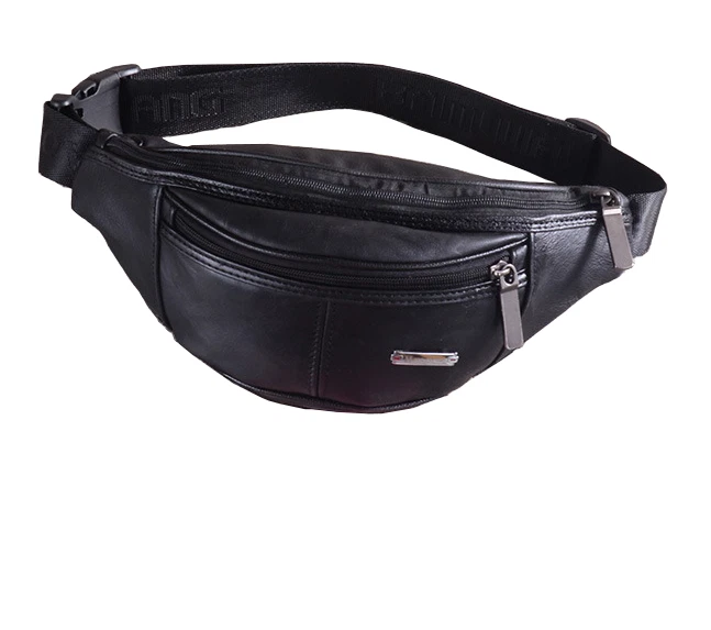 UOMO MARSUPIO PELLE CINTURA VITA BORSA TRACOLLA VIAGGIO CASUAL VINTAGE MODA BAG - Immagine 3 di 4