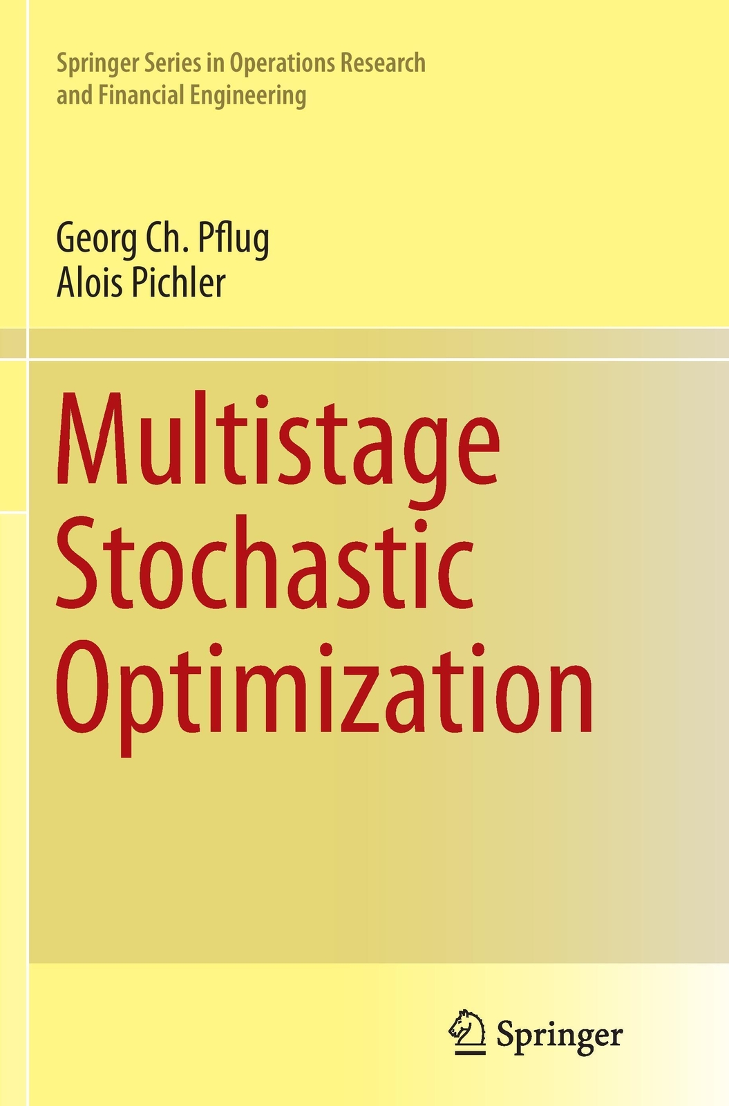 Thumbnail - Multistage Stochastic Optimization Alois Pichler (u. A.) Taschenbuch
