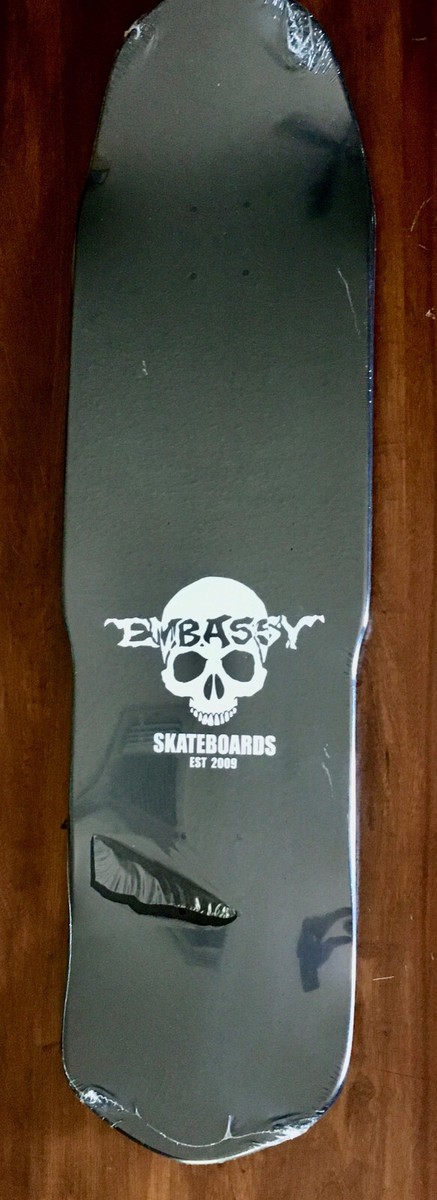 EMBASSY JOHN GIBSON SKATEBOARD DECK BLACK ZORLAC ALVA JEFF