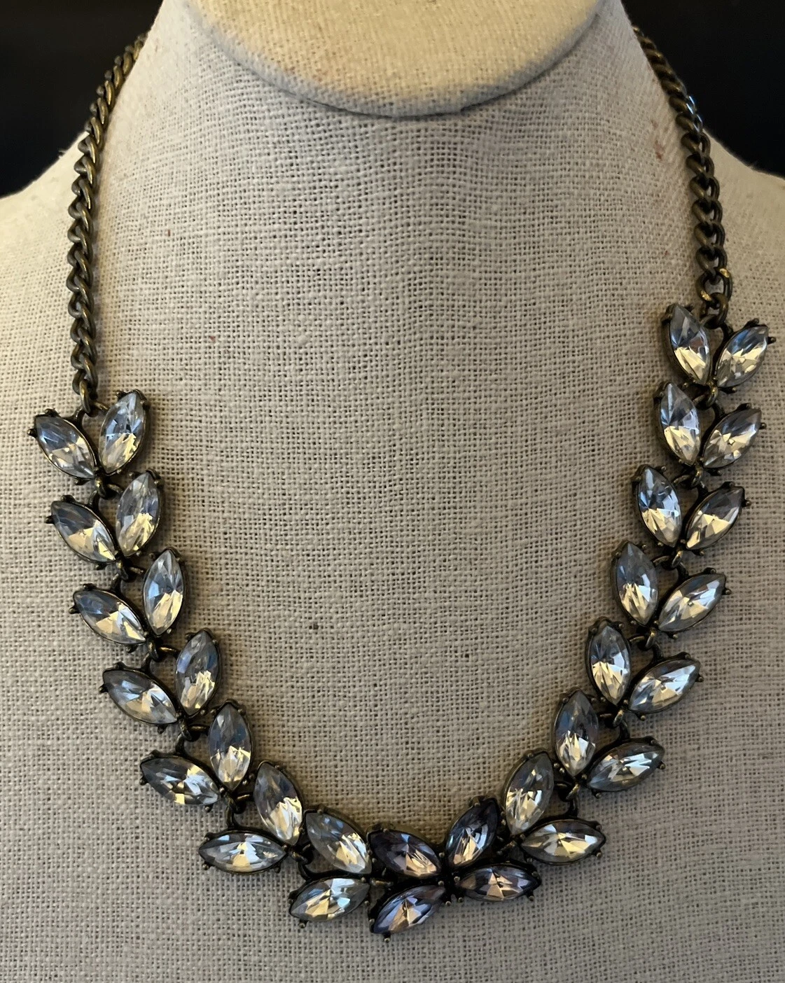 VETEMENTS Collana donna Sugarfix by Baublebar dichiarazione strass trasparenti glam