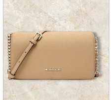 NWT Authentic Michael Kors Jet Set Medium Woven Crossbody Bag
