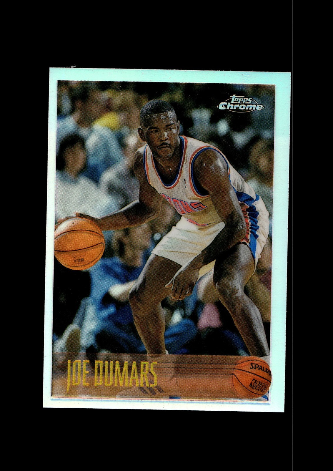 1996-97 Topps Chrome Refractors #40 Joe Dumars Detroit Pistons