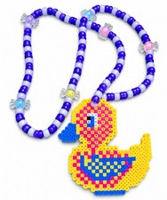 Perler Beads Necklace Kandi Pony Beads #rave ...