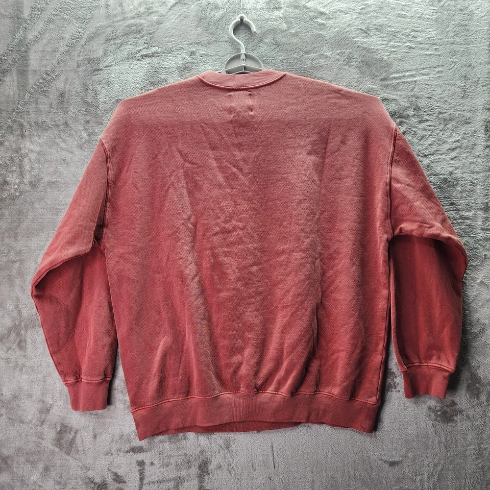 Pulôver gráfico Billabong médio moletom de lã vermelho sob o pôr do sol céu - Imagem 2 de 4