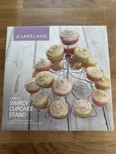 Lakeland Large Swirly Cupcake Stand, 23-Cup Capacity Brand New 