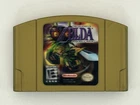 Zelda Majora’s Mask N64 Gold Holo Cartridge Authentic Nintendo 64 Tested