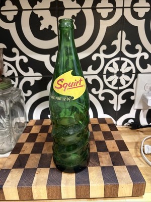 vintage 28 Ounce Squirt Soda Bottle 67 On Bottom