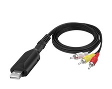 USB Audio Video Capture Cable Adapter VHS VCR TV to DVD Converter for PC