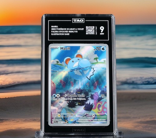 Marill graded TAG 9 for sale on eBay