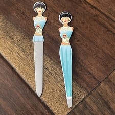 Moda Dama Figura y Shih Tzu Mascota Perro Mujer Novedad Pinzas y Lima de Uñas NUEVO