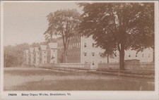 Estey Organ Works Brattleboro Vermont VT 1910s Underwood RPPC Photo Postcard