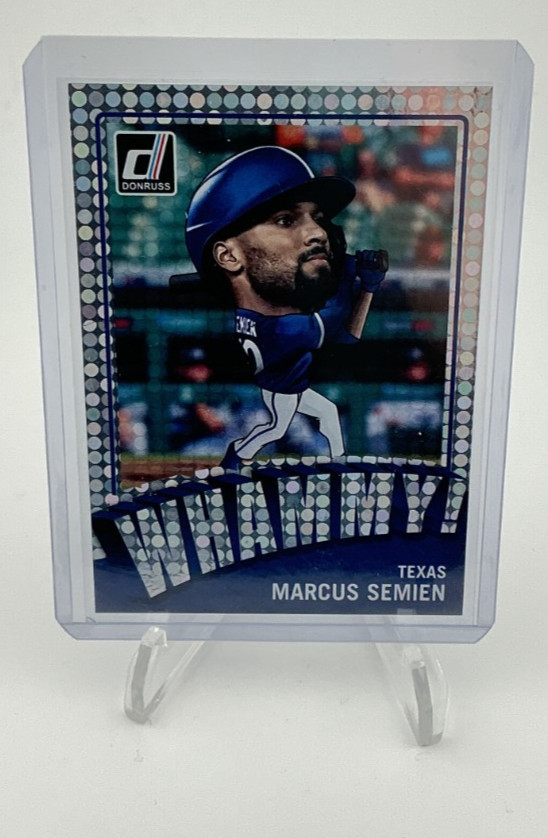 2022 Panini Donruss Marcus Semien WHAMMY SSP - Texas Rangers