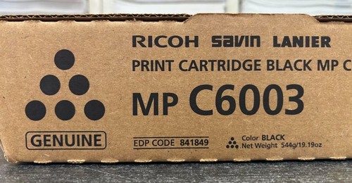 Ricoh Savin Lanier MP C6003 841849 Black Genuine OEM - 第 3/3 張圖片