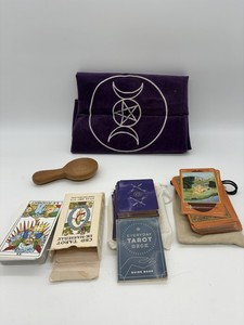 CBD Tarot de Marseille Everyday Tarot Deck Guide Book Pouch Spoon Set