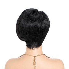 Human Hair Lace Bob Non-toxic Wig-pre-drawn, 13X4X1 Lace, Short Straight, T-par