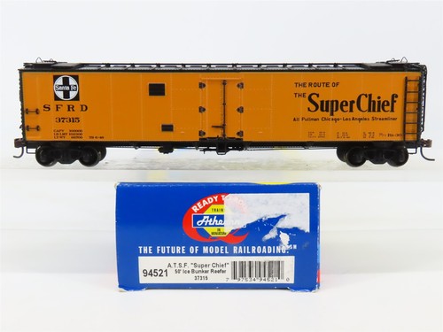 Frigorífico búnker de hielo de acero escala HO Athearn 94521 SFRD ATSF Super Chief 50' #37315 | Condition: Used